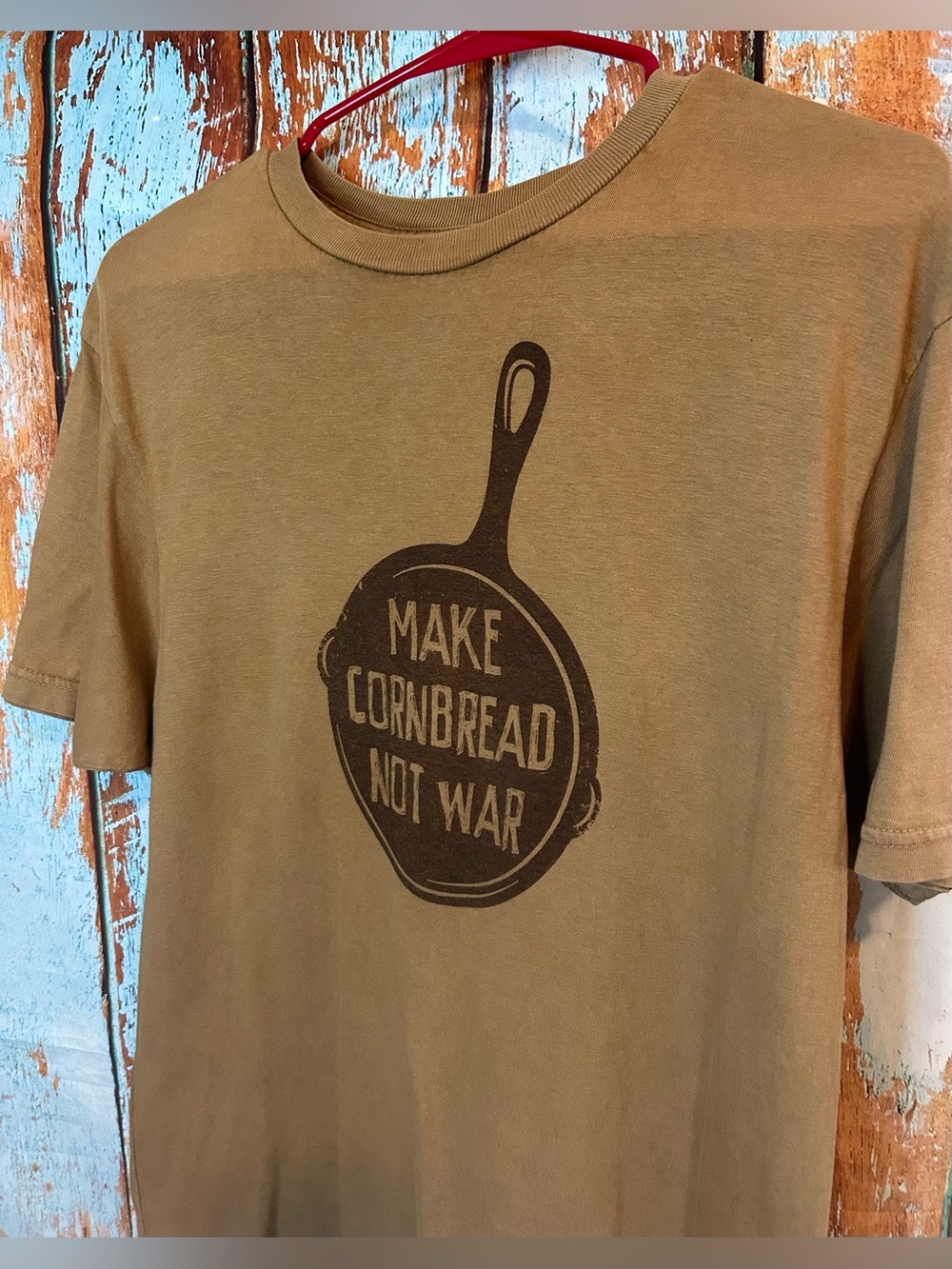 Make Cornbread Not War Graphic Tee - Brown - Picture 2 of 5
